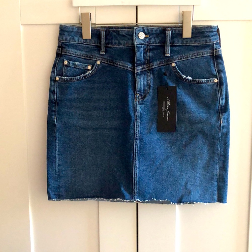 Mavi Evelyn Mini Denim Skirt